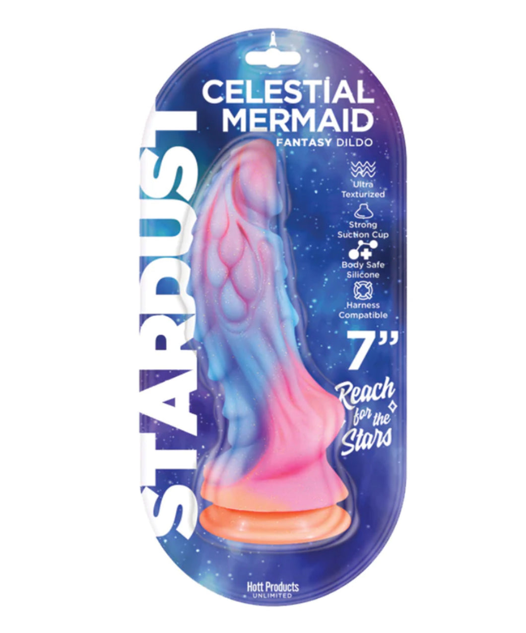 Stardust Celestial Mermaid Dildo 7in