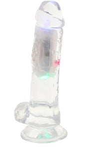 RealRock 7 Inch Light Up Vibrating Ballsy Dildo