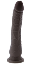 Load image into Gallery viewer, Dr. Skin Plus 9 Inch Posable Dildo in Black