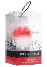 Load image into Gallery viewer, Bloomgasm Pulsing Petals Rose Stimulator in Red