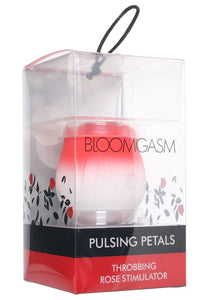 Bloomgasm Pulsing Petals Rose Stimulator in Red