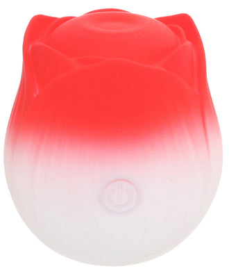 Bloomgasm Pulsing Petals Rose Stimulator in Red