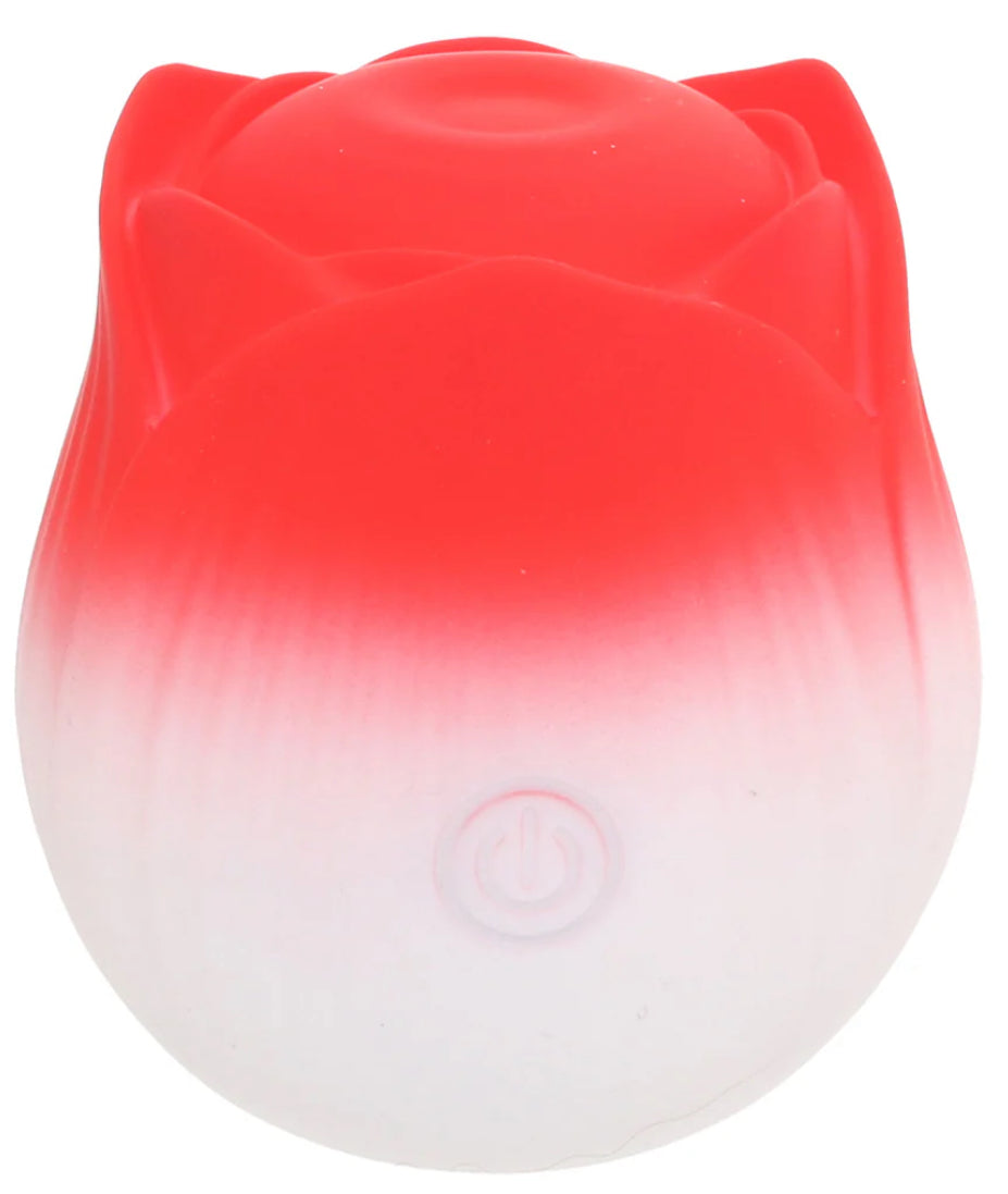 Bloomgasm Pulsing Petals Rose Stimulator in Red