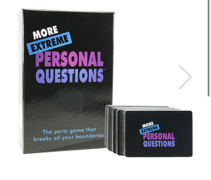 More Extreme Personal Questions Party Game