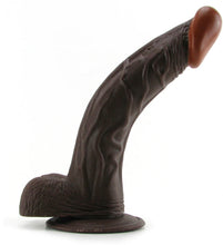 Load image into Gallery viewer, Real Skin Whoppers 8 Inch Dildo in Brown